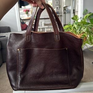 Portland Leather Medium Crossbody Tote purse